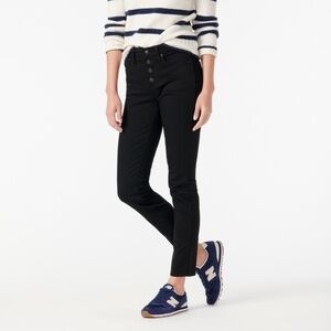 J.Crew 9" Vintage Straight Black Jeans